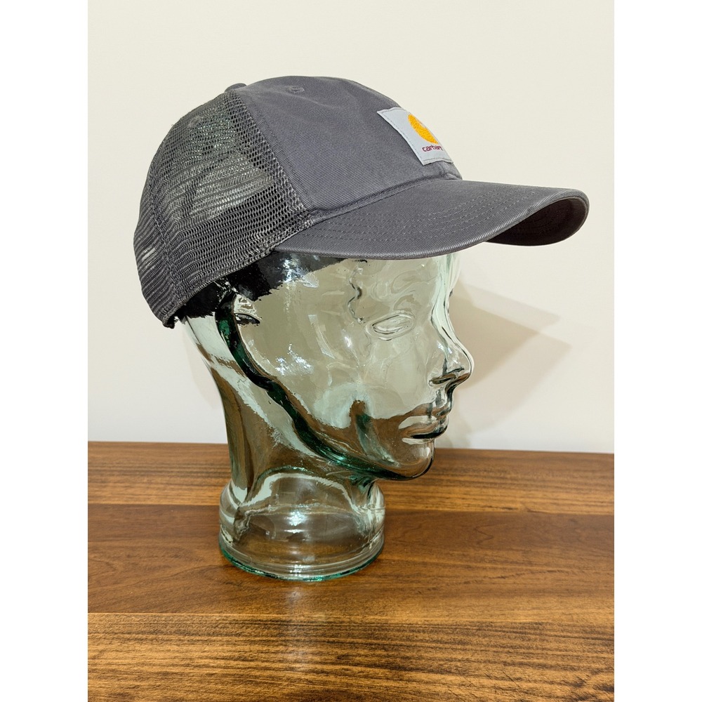 Carhartt Rugged Professional Series Trucker Hat Gray Mesh Snapback Cap AH0286